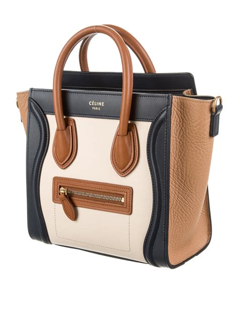 celine black nano luggage tote|celine nano luggage tote bag.